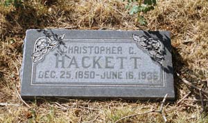 Christopher Hackett grave