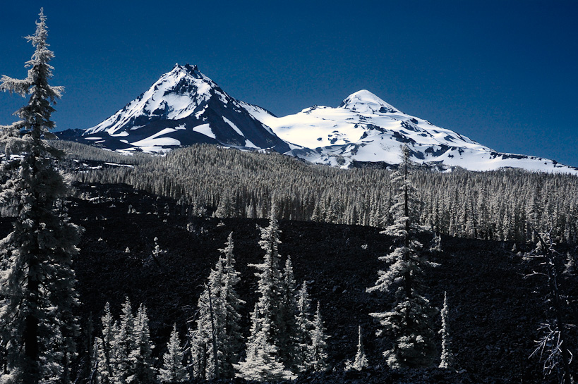 Three Sisters from McKenzie Pass