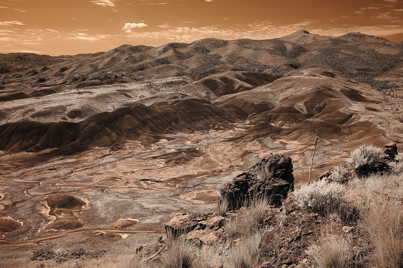 Painted Hills from Carroll Rim