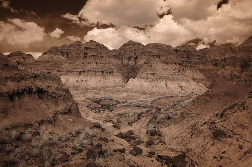 Blue Basin from Island in Time Trail