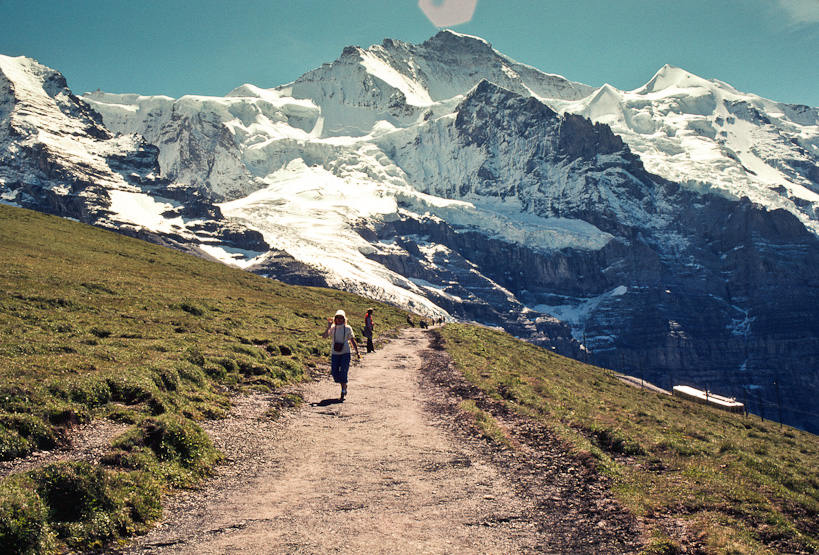 Jungfrau in front of Jungfrau.