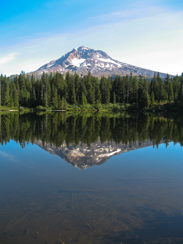 Mount Hood from Burnt Lake