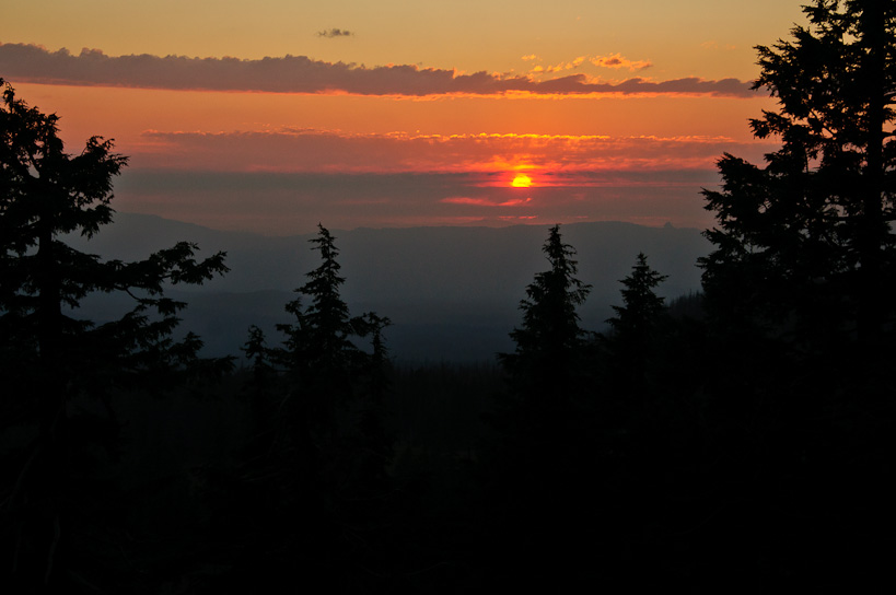 Sunset at Crater Lake Rim