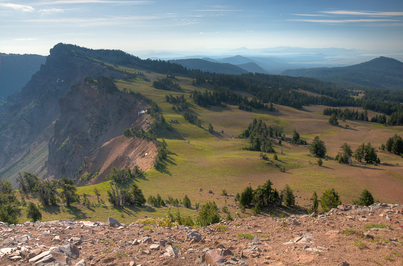 Crater Lake Rim from Mt. Garfield