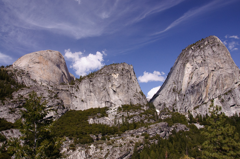 Granite Monoliths from John Muir Trail