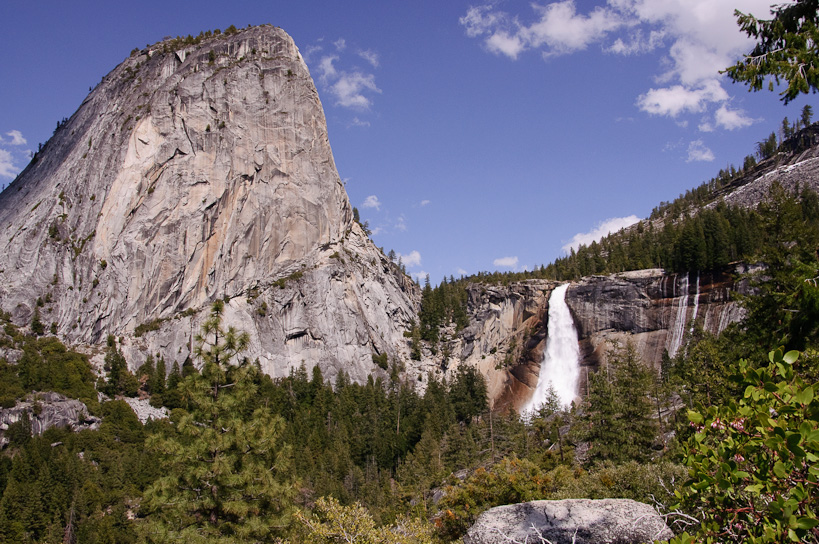 Nevada Falls and Liberty Cap