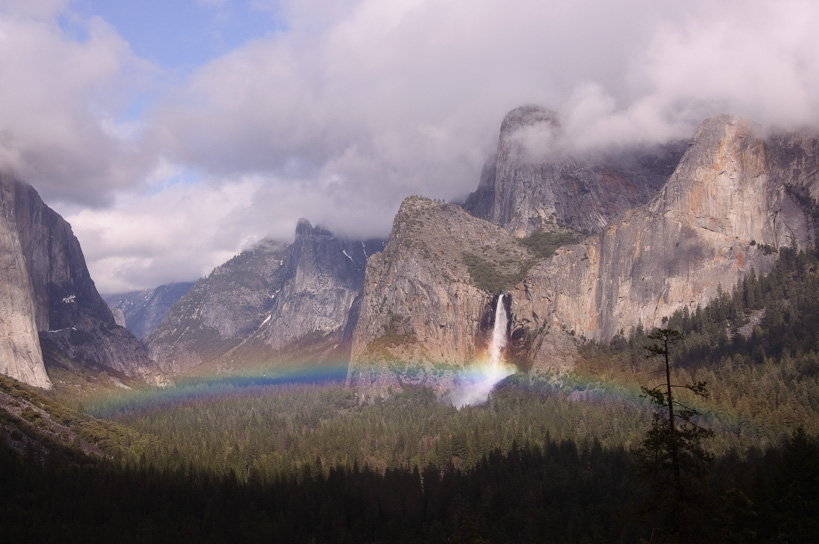 Bridal Veil Falls with Rainbow