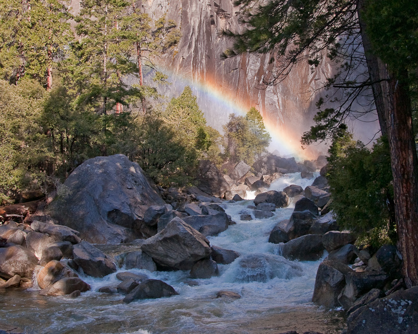 Rainbow at Lower Yosemite Falls